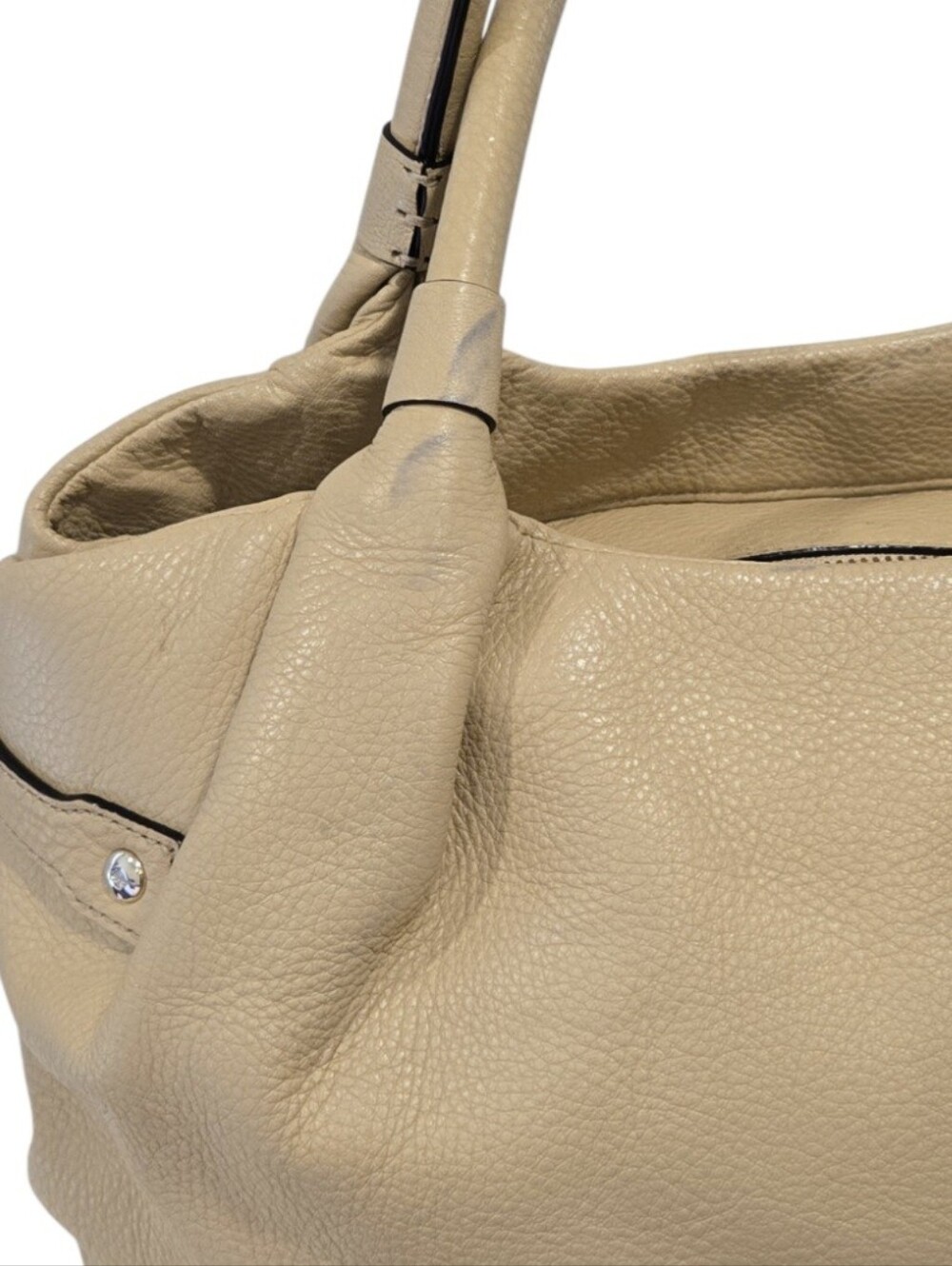 kate spade Berkshire Road Palamino Pebbled Leather Satchel in Tan - Picture 16 of 16